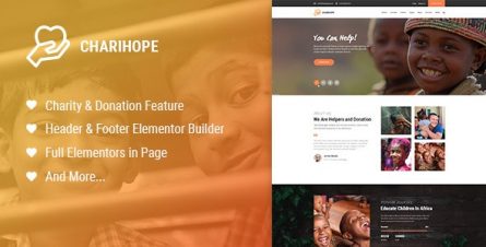 Charihope - Charity and Donation WordPress Theme - 23819082