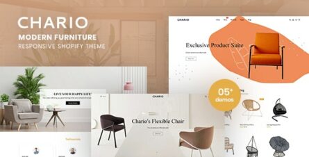 Chario - Modern Furniture Responsive Shopify Theme - 30318336