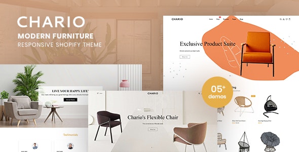 Chario – Modern Furniture Responsive Shopify Theme – 30318336