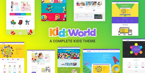 Children WordPress Theme - Kids Heaven - 19646988