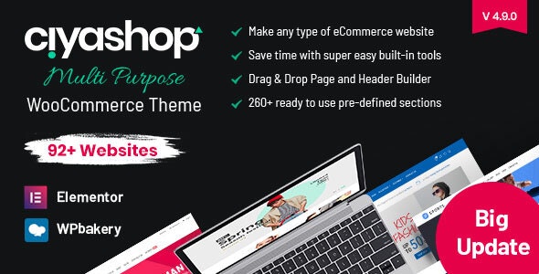 CiyaShop - Responsive Multi-Purpose WooCommerce WordPress Theme - 22055376