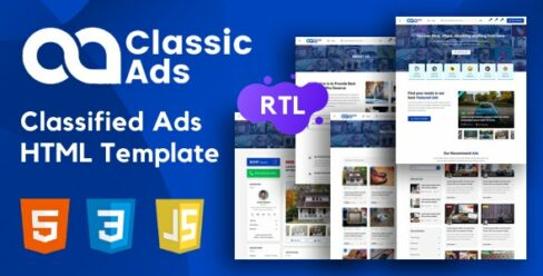 Classicads – Classified Ads HTML Template – 30204214