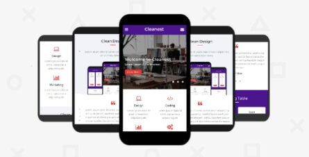 Cleanest – Mobile Template - 20224899