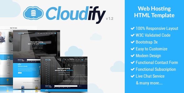 Cloudify - Web Hosting HTML Template - 18398632