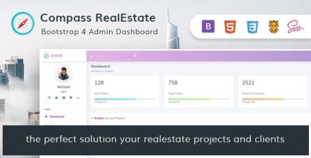 Compass RealEstate - HTML Admin Template - 26053931