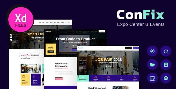 ConFix - Expo & Events WordPress Theme - 25852938