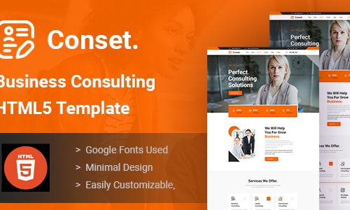Conset – Business Consulting HTML5 Template – 30259472