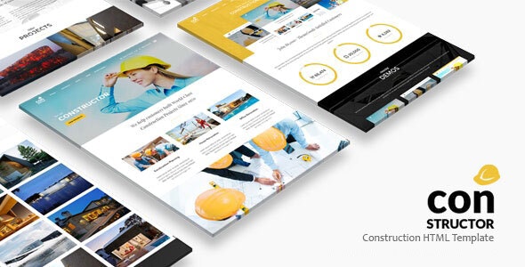 Constructor | Construction HTML Template – 26452686
