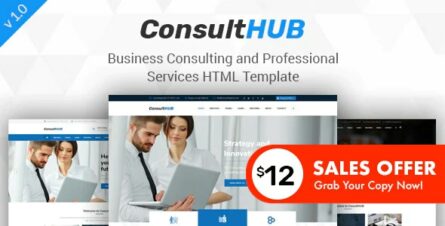 Consult HUB - Business Consulting and Professional Services HTML Template - 20519691