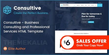 Consultive - Business Consulting and Professional Services HTML Template - 20108796