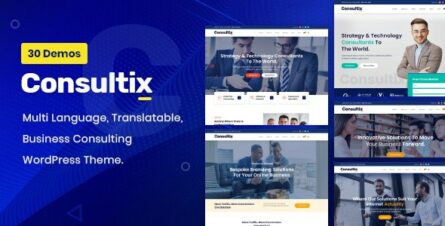 Consultix - Business Consulting WordPress Theme - 21093075