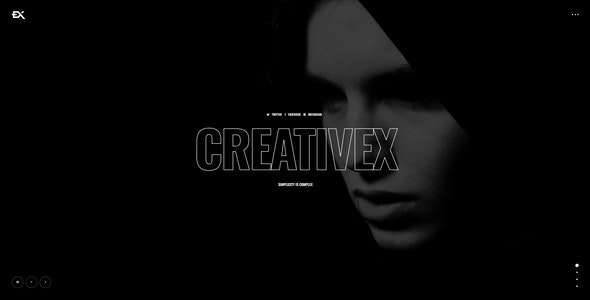 Creativex – A Bold Portfolio WordPress Theme – 39157812