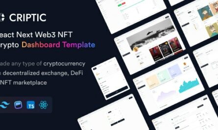 Criptic - React Next Web3 NFT Crypto Dashboard - 38316242