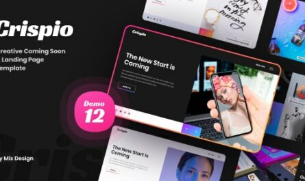Crispio - Coming Soon and Landing Page Template - 23677609