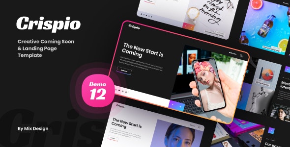 Crispio – Coming Soon and Landing Page Template – 23677609