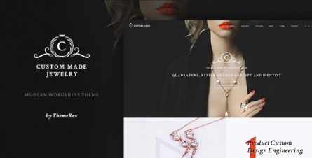 Custom Made - Jewelry Manufacturer and Store WordPress Theme - 19238156