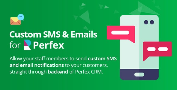 Custom SMS & Email Notifications for Perfex CRM – 24851275