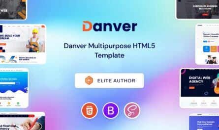 Danver - Multipurpose HTML5 Template - 39176026