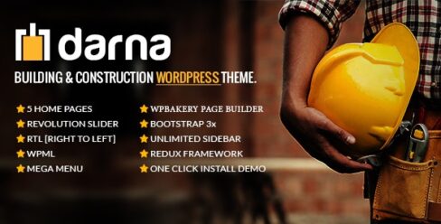 Darna – Building & Construction WordPress Theme – 12271216