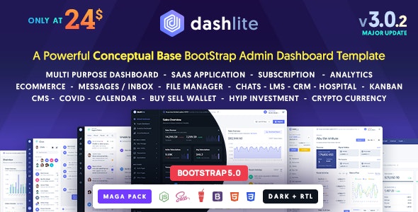 DashLite – Bootstrap Responsive Admin Dashboard Template – 25780042