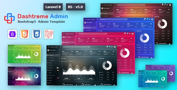 Dashtreme – Laravel 8+ Bootstrap5 Admin Template – 31701888