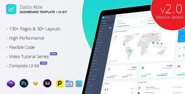 Datta Able Bootstrap Admin Template – 22954576