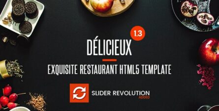 Delicieux - Exquisite Restaurant HTML5 Template - 18191781