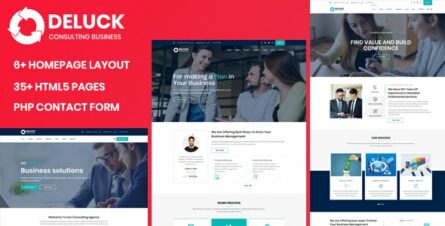 Deluck - Multipurpose Business Agency & Corporate Template - 24100365