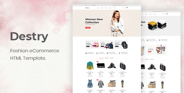 Destry – Fashion eCommerce HTML Template – 29946635