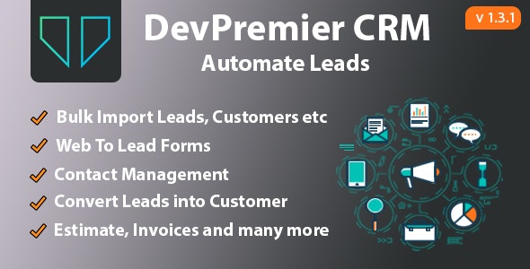 DevPremier CRM – Convert Leads into Customers – 28132685