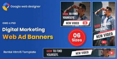 Digital Marketting Banners GWD - 24054646