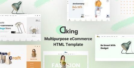 Dking - Multipurpose eCommerce HTML Template - 26752719