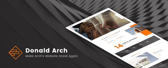 Donald Arch - Creative Architecture WordPress Theme - 19010269