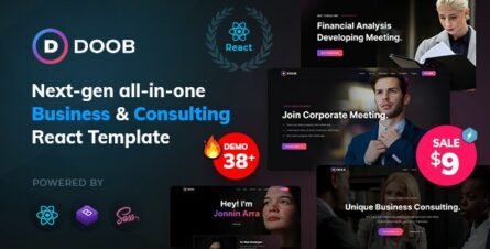 Doob - Business and Consulting React Template - 33571911