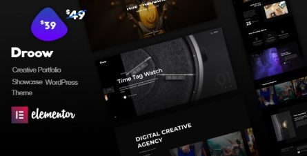 Droow - Ajax Portfolio WordPress Theme - 25818427