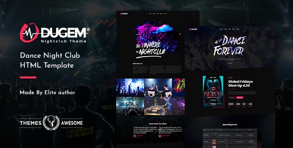 Dugem | Dance Night Club HTML Template – 34337368
