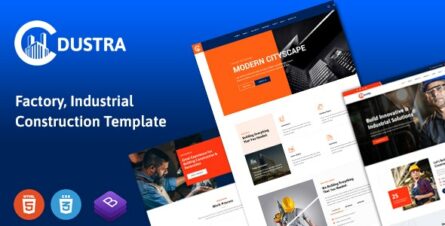 Dustra- Factory & Industry Template - 34118526
