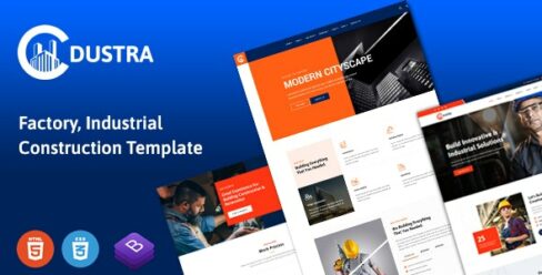 Dustra- Factory & Industry Template – 34118526