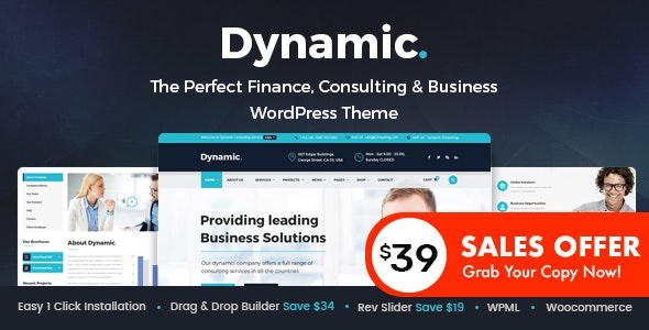 Dynamic – Finance and Consulting Business WordPress Theme – 17813573