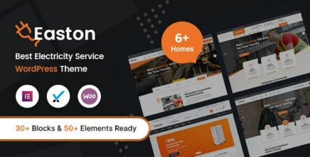 Easton - Electricity Services WordPress Theme - 38000520
