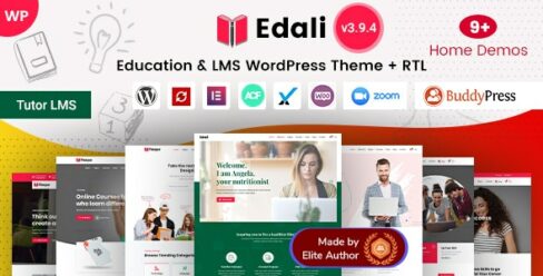 Edali – Education LMS & Online Courses WordPress Theme – 25749574