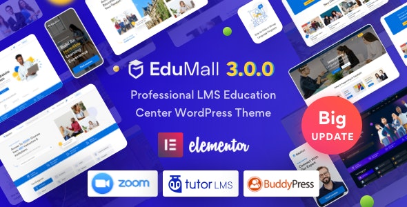 EduMall – Professional LMS Education Center WordPress Theme – 29240444