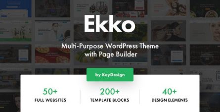 Ekko - Multi-Purpose WordPress Theme with Page Builder - 23714045