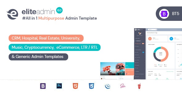 Elite Admin – Bootstrap 5 Dashboard template – 16750820