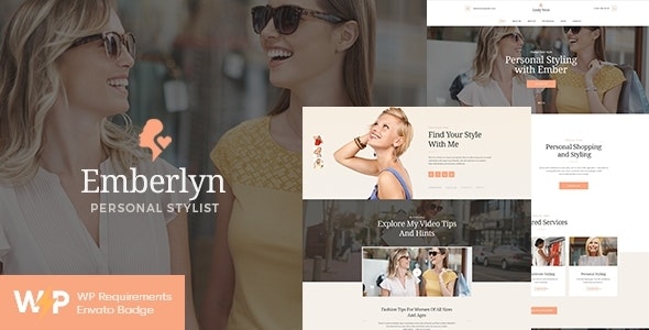 Emberlyn | Personal Stylist & Fashion Clothing WordPress Theme – 21302339