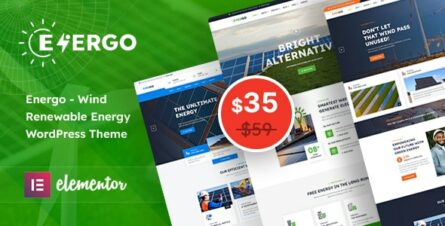 Energo - Wind Renewable Energy WordPress Theme - 34485866