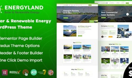 Energyland - Solar & Renewable Energy WordPress Theme - 39228574