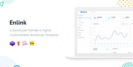 Enlink - Bootstrap Admin Template - 24739526