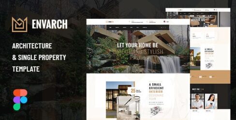 EnvArch – Architecture and Single Property Figma Template – 29603698