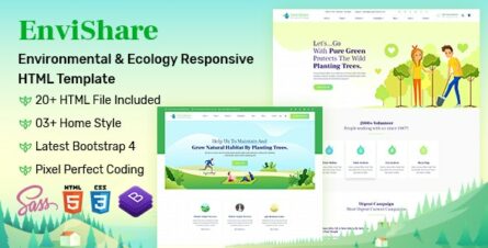 EnviShare- Environmental Ecology Responsive Template - 24262429